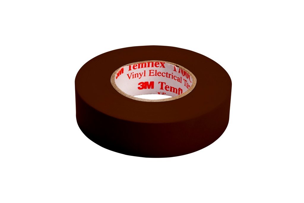 Electrical insulating tape (L x W) 10 m x 15 mm Brown3M Temflex™ 1500 Elektro-Isolierband 3M