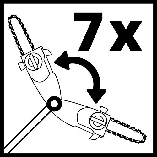 Original Einhell Hochentaster-Aufsatz (passend für Akku-Hochentaster GE-HH 18 Li T und GE-HH 18/45 Li T, Schnittlänge 17… – Bild 7
