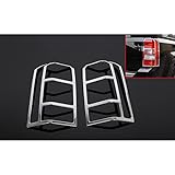 Wotefusi Car New One Pair Left & Right Brake Braking Tail Lights Rear Signal Reverse Lamps Cover Frame Molding Trim For Jeep Patriot 2011-2016 2012 2013 2014 2015