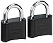 Master Lock 178D Set-Your-Own Combination Padlock, Die-Cast, Black (Pack of 2)