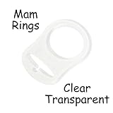 5 MAM Ring Button Style Pacifier Adapter (clear) - by i Craft for Less