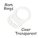 5 MAM Ring Button Style Pacifier Adapter (clear) - by i Craft for Less