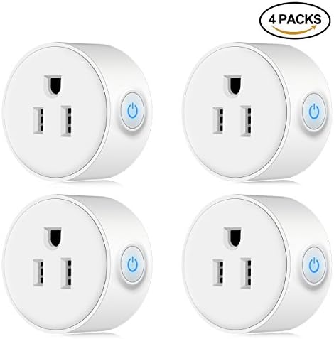 Smart Plug Smart Outlet Works With Alexa Google Home IFTTT,Wifi Smart Socket No Hub Remote Control Your Devices From Anywhere VSTM Mini Outlet ETL Listed