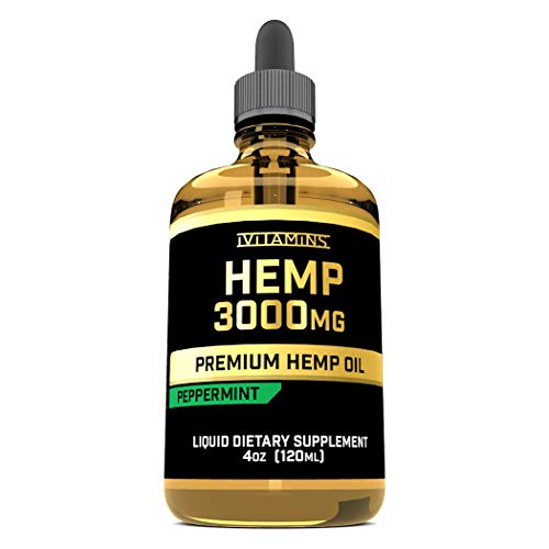 iVitamins Hemp Oil for Pain Anxiety Relief :: 3,000mg 4oz :: Natural Hemp Seed Extract :: May Help with Inflammation, Joints, Sleep, Mood + MORE :: Rich in Omega 3,6,9 iVitamins Hemp Oil for Pain Anxiety Relief :: 3,000mg 4oz :: Natural Hemp Seed Extract :: May Help with Inflammation, Joints, Sleep, Mood + MORE :: Rich in Omega 3,6,9