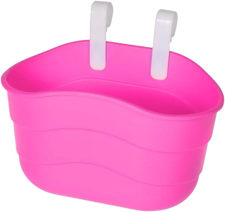 Ranuw Bicycle Basket Children Bike Front Handlebar Carrier Scooter Saddlebag Plastic