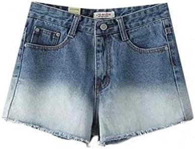 colored denim shorts