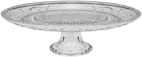 Cake Plate with Stand, Diameter 25 cm, Cake Plate Serving Plate Cake Stand, Bakery Stand, Pastry Stand, Cake Stand, Cake Plate
