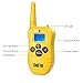 Colpet 330-Yard Range Rechargeable Waterproof Dog Shock Collar with Remote, Yellow
