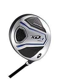Aspire XD1 - Juego completo de palos de golf para hombre, incluye controlador de titanio, SS Fairway, SS Hybrid, SS 6-PW Irons, Putter, Bag, 3 HC's Right Hand - Azul - ¡Elija tamaño!