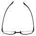 Calabria 718 Flexie Oval Reading Glasses Men/Women Bendable Single Power Readers Flexible Lightweight Durable TR 90 Frame