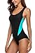 ALove Sport One Piece Swimsuits Racerback Bathing Suits Athletic Swimwear