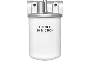 Buyers Products HFA21025 HFA 2 Series Hydraulic Filter Assembly, 10 Micron Filter Rating, 25 PSI Bypass, 1-1/4" NPT Ports, Hy