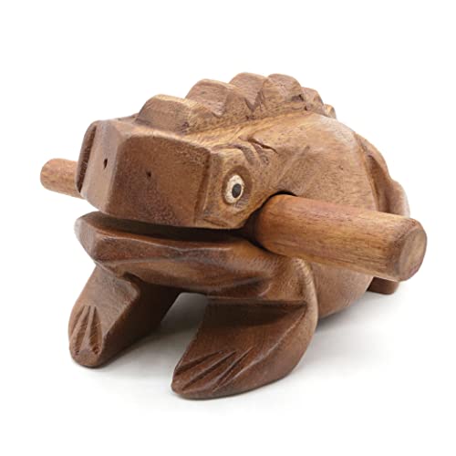 Wooden Frog Rasp Musical instruments of Africa Frog Rasp Super Guiro (6