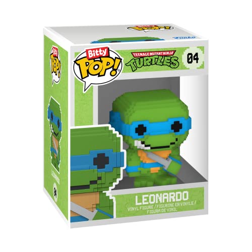 Funko Bitty POP! Teenage Mutant Ninja Turtles (TMNT) - Shredder, 4-Pack - 8-Bit Raphael, 8-Bit Donatello, 8-Bit Leonardo and A Surprise Mystery Mini Figure - 0.9 Inch (2.2 Cm) Collectable - Gift Idea