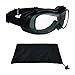 Bikershades Motorcycle Goggles Over Eye Glasses with Polycarbonate Safety Clear Lenses. Bomber Clear