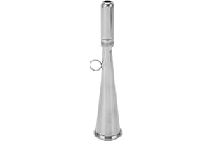 Kelepu Handheld Boat Horn 6.93Inch, Stainless Steel Fog Horn for Boating & Safety, Very Loud Boat Accessories Emergency Use for Sporting Events, Animals Alarm