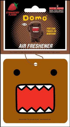 Domo Kun Car Air Freshener Strawberry Scent