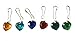 AVIRGO 6 Pcs Zipper Pull Charms for Jacket Backpack Bag Pendant Set