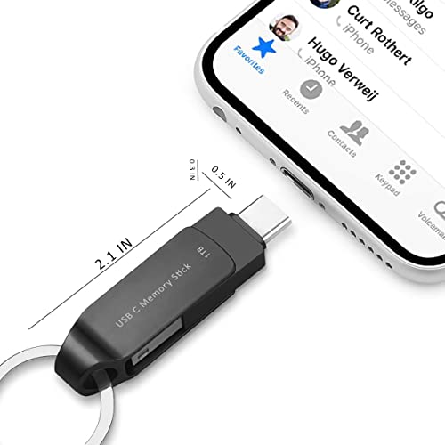 USB Flash Drive 1TB USB C Memory Stick Android Phone Photo Stick 1TB