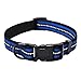 Mile High Life Reflective Dog Collar | Nylon Pet Collars wiith Buckle | Light Weight Puppy Collars | Blue Dog Collars for Small Dogs (Blue, X-S)