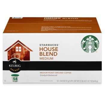 Starbucks House Blend, K-Cup for Keurig Brewers, 54 Count