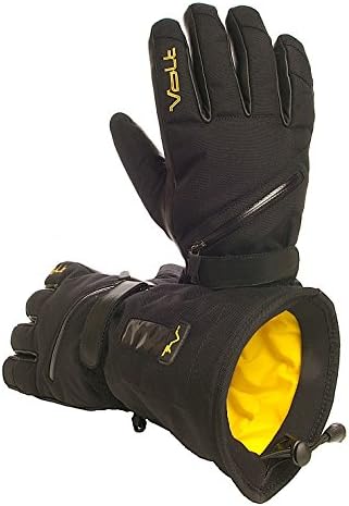 Volt Heat 7V Tatra Heated Textile Waterproof Snow Gloves BLACK
