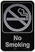 Winco SGN-601 Sign, 6-Inch by 9-Inch, No Smoking
