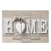 Sholdnut 5Pcs Wall Paintings,Home Wooden Home Letter Prints Photo Paintings Wall Art for Home Decorations Paintings