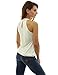 PattyBoutik Women Halter Pleated Twist Blouson Top (Ivory Small)