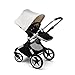 Bugaboo Fox Complete Full-Size Stroller, Black/Fresh White - Fully-Loaded Foldable Stroller with Advanced Suspension and All-Terrain Wheels