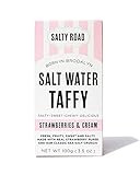 Salty Road Gourmet Saltwater Strawberry & Cream Taffy 3.5 oz Box