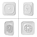 HOLACA Wall Plate Bracket for Ecobee 4 Smart Wi-Fi Thermostat (White)