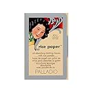 Palladio Rice Paper Tissue, Natural, Face Blotting Sheets with Natural Rice Powder Absorbs Oil and Helps Skin Stay Looking Fresh and Smooth, Compact Size for Purse or Travel