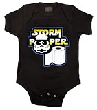 Kiditude Storm Pooper Funny Baby Bodysuit Romper