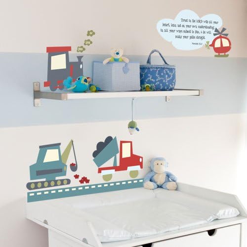 Transportation Room Collection Removable Peel Stick Decals Scripture Art 419SA