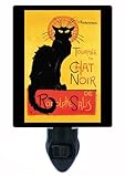 Vintage Cat Night Light - Chat Noir