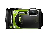 Olympus TG-870 Tough 16MP Waterproof Digital Camera with 5X Optical Zoom, FHD 1080P Video, Tilting LCD, Built-in Wi-Fi & GPS (Green)
