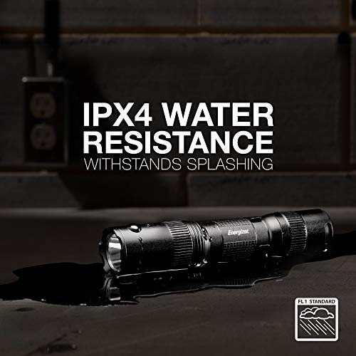 Energizer LED Tactical Flashlights, Rugged Metal Body, IPX4 Water