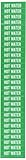 Brady 109223 Semiconductor & Chemical Pipe Marker, B-946, 1/2