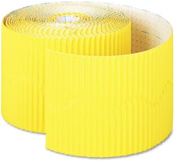 Pacon Bordette Decorative Border, 2 1/4" x 50' Roll, Canary