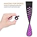 Wepro Bands Compatible with Fitbit Versa SmartWatch, Watch Silicone Replacement Band for Women Men Kids, Small, Black on Plum