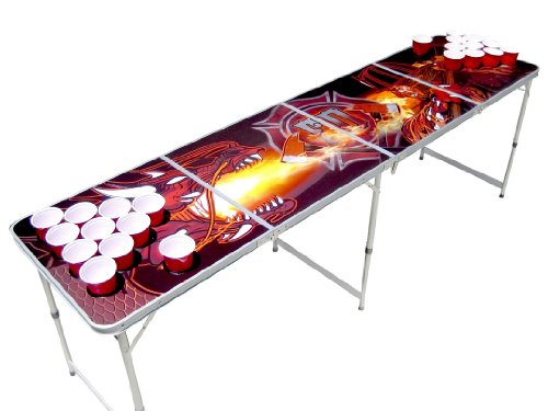 The Pong Squad Firefighter Beer Pong Table with Holes - Thumbnail 6