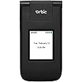 Orbic Journey V 4G LTE Basic Flip Phone with 2.8" Screen, Camera, Wi-Fi, Bluetooth, 3.5mm Audio Jack, Upto 10-Days Standby Battery Power, US Model Unlocked for Verizon, T-Mobile, US Carriers - Black