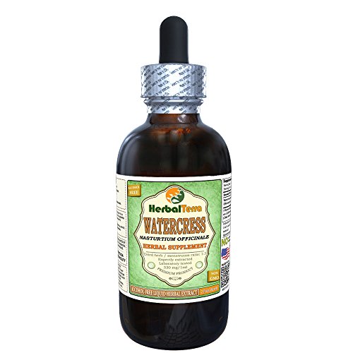 Watercress (Nasturtium officinale) Glycerite, Organic Dried Herb Alcohol-FREE Liquid Extract 2 oz