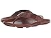 OLUKAI Men's Kulia Flip Flop, Dark Wood/Dark Wood, 10 M US