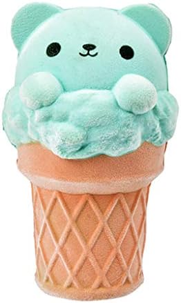 Ice Cream Slow Rebound Cute Decompression Vent Toy Kawaii Cream Scented Squishies Very Slow Rising Kids Toys Doll Gift Fun Collection Stress Relief Toy Hop Props, Decorative Props