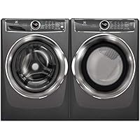 Electrolux Titanium Front Load Laundry Pair with EFLS627UTT 27 Washer and EFME627UTT 27 Electric Dryer