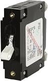 Blue Sea Systems C-Series White Toggle Single Pole 30A Circuit Breaker