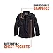 Harley-Davidson Men's Over-Dyed Plaid Slim Fit Shirt, Plaid/Black