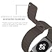Apple Watch Band 42mm, BRG Leather Loop with Adjustable Magnetic Closure iWatch Band Replacement Bracelet Strap for Apple Watch Series 1 Series 2 Sport and Edition 42mm Medium - Brown